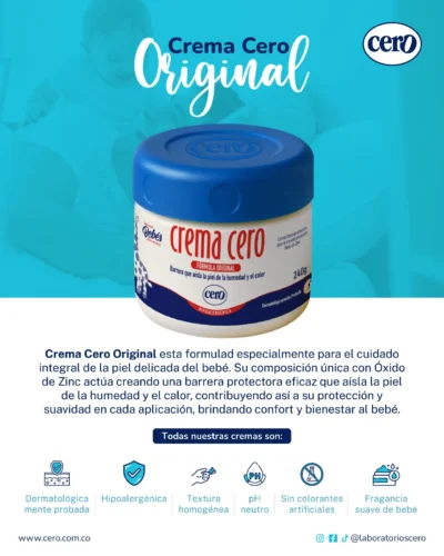 Crema Cero Original Dermoprotectora del Área del Pañal - Imagen 3