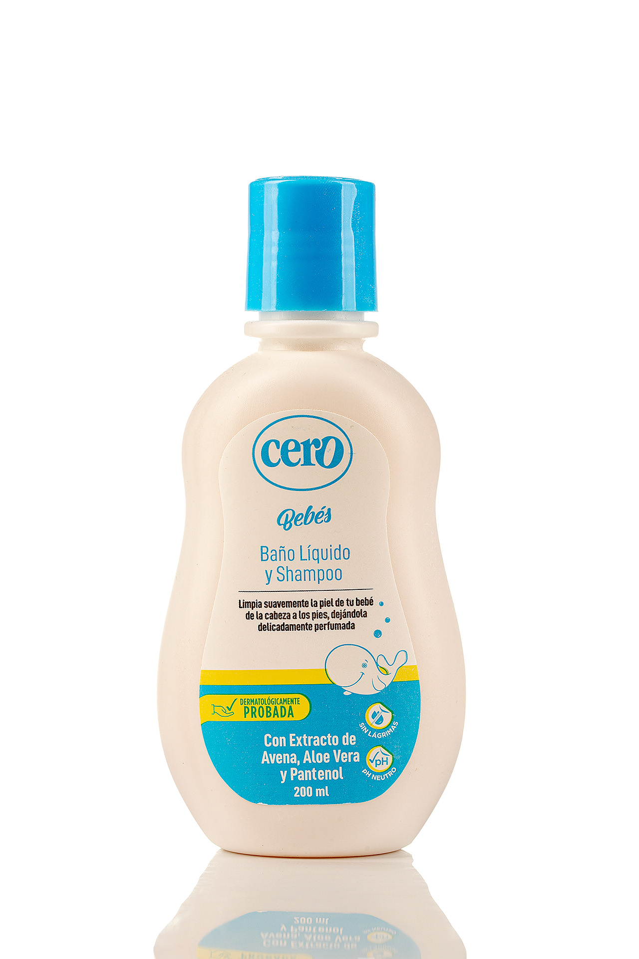 Baño Líquido y Shampoo Cero Bebés 200 ml
