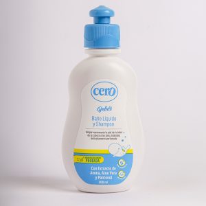 Baño Liquido y Shampoo Cero Bebés